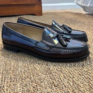 Cole Haan Dark Brown Tassel Loafers